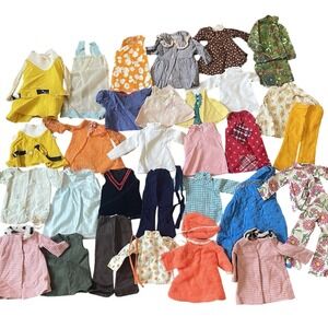 VTG IDEAL‎ Crissy Velvet Kerry Doll Lot Dress Jacket 60s Floral Plaid Lace Sleep